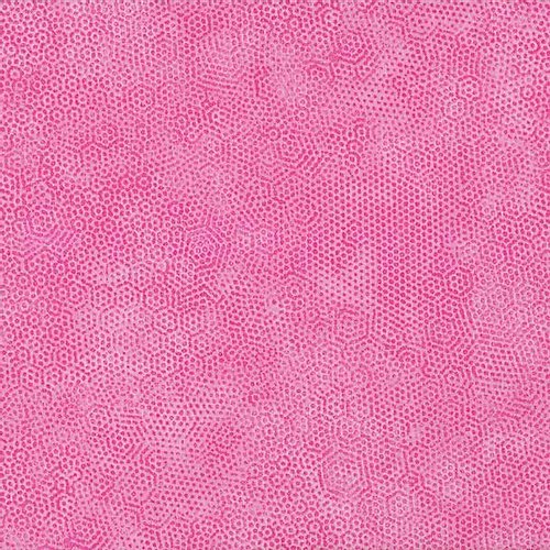 1867/E6 Carnation Makower Andover Dimples Fabric
