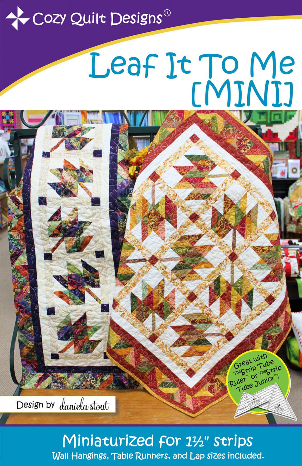 Cozy Quilt Designs Leaf It To Me Mini Quilt Pattern