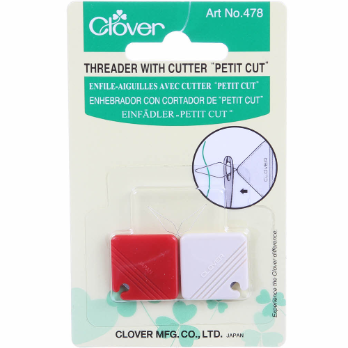 Clover Petit Cut Needle Threader and Thread Cutter