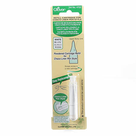 Clover Chaco Liner Pen Style White Refill