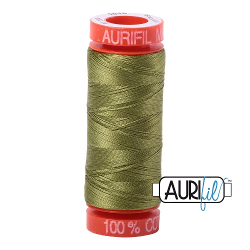 Aurifil 50 200m 5016 Cotton Thread Olive Green