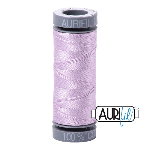 Aurifil 28 100m 2510 Light Lilac Cotton Thread