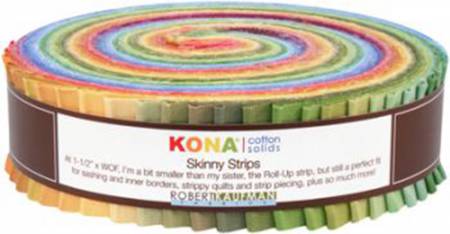 Robert Kaufman Kona Solids Dusty Skinny Strips/ Honey Bun