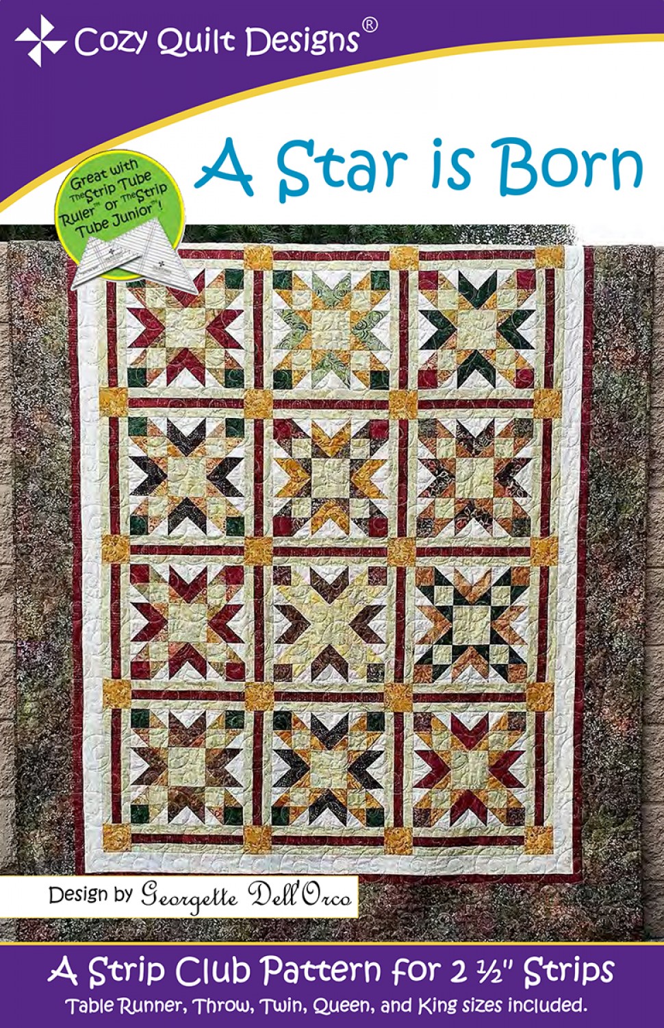 Cozy Quilt Designs A Star is Born Quilt Pattern
