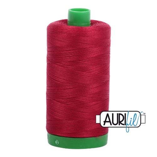 Aurifil 40 1000m 2260 Red Wine Cotton Thread