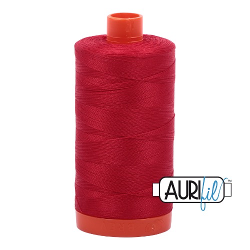 Aurifil 50 1300m 2250 Red Cotton Thread