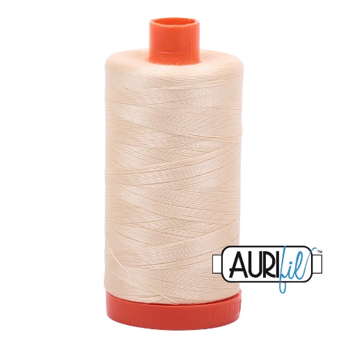 Aurifil 50 1300m 2123 Butter Cotton Thread