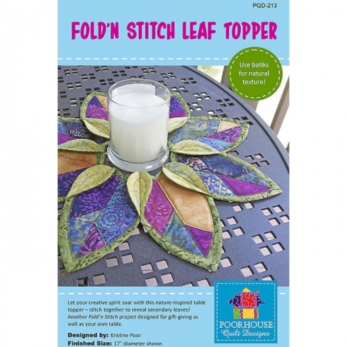 Fold'N Stitch Leaf Topper Pattern
