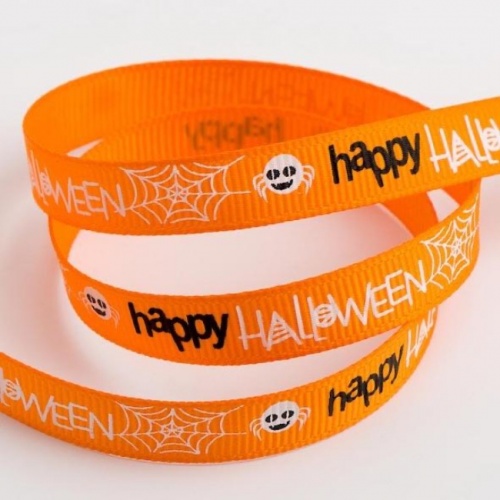 Halloween and Spiders Grosgrain Ribbon 5m