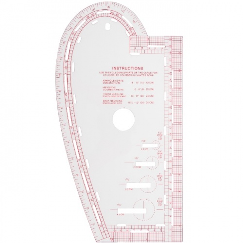 Sew Easy French Curve Ruler Med