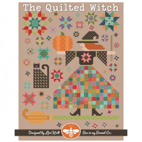 Lori Holt Quilted Witch Cross Stitch Pattern