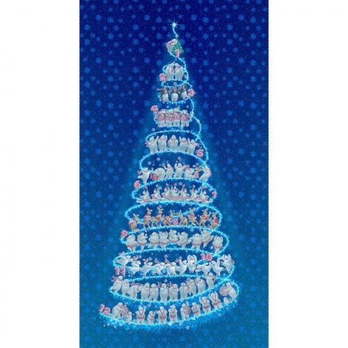 12 Days of Christmas - Cyan Banner Panel