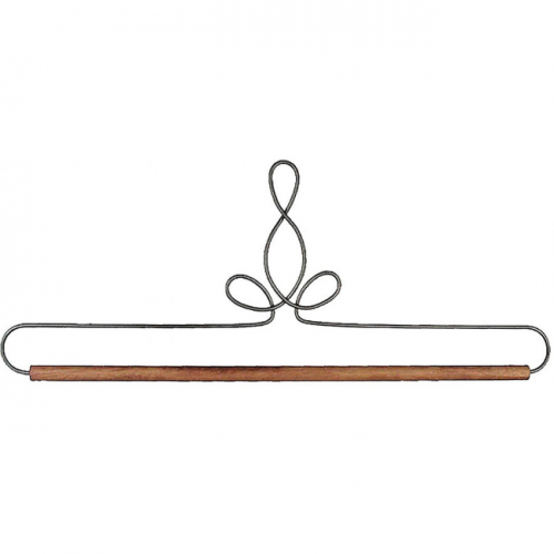 12in Powder Coated Heirloom Quilt Hanger with Dowel