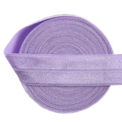 Fold-over Elastic 3/4in Silver - FULL ROLL Fold-over Elastic 3/4in Silver - FULL ROLL