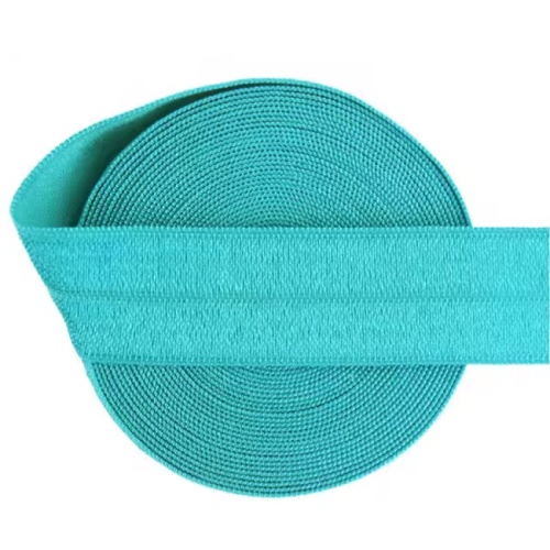 Fold-over Elastic 3/4in Batik Blue - FULL ROLL Fold-over Elastic 3/4in Batik Blue - FULL ROLL