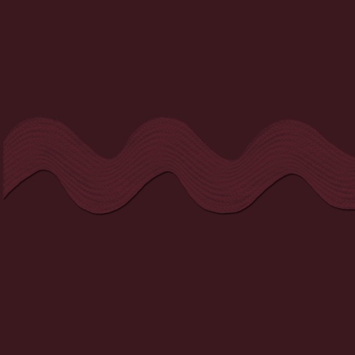 Maroon Ric Rac Cartoon Giant - Ric Rac - White - The Quilt Shop