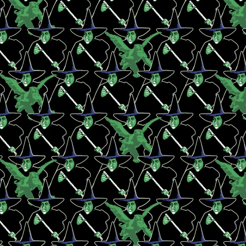 Wizard of Oz Wicked Witch Halloween Fabric