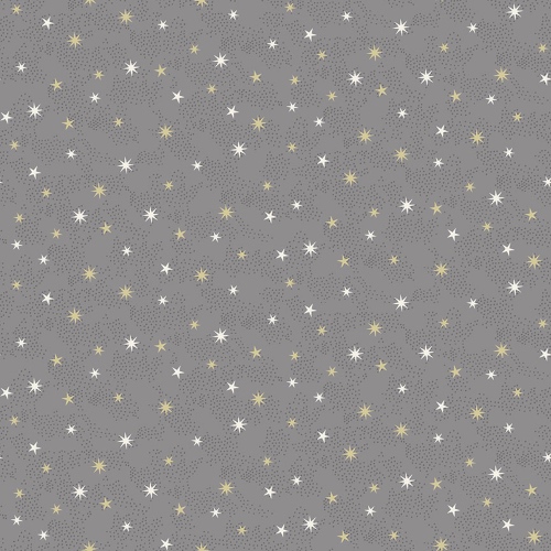 Grey Stars Scandi Fabric Makower 2360-S