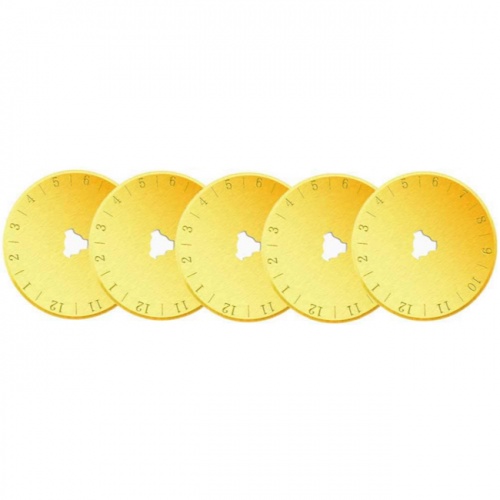 Titanium 45mm Rotary Cutter Blades Pack of 5