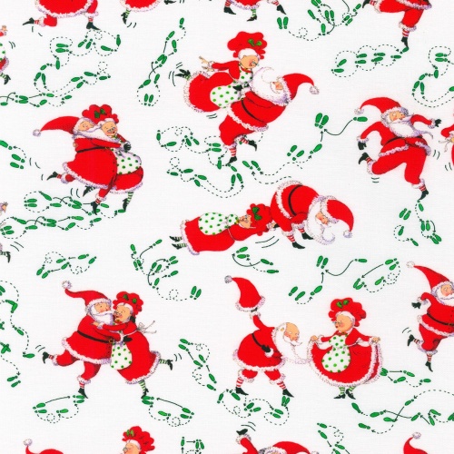 Christmas Jamboree Fabric - Mr and Mrs Claus