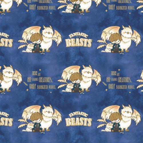 Fantastic Beasts - Baby Creatures Wizarding World Fabric