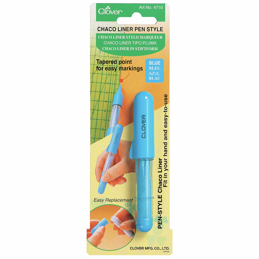 Clover Chaco Liner Pen Style Blue