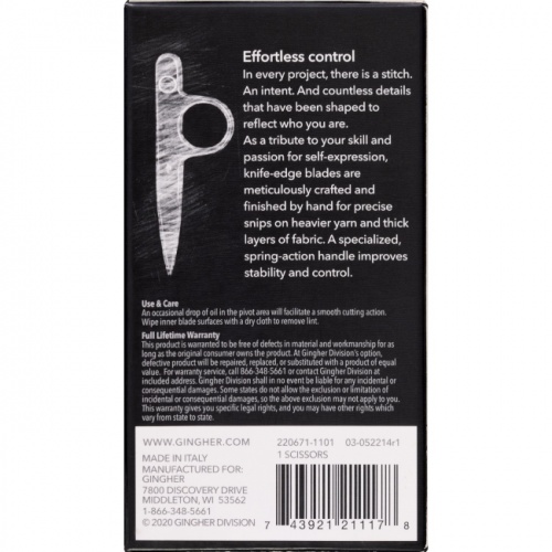 4.5in Knife Edge Thread Snips Gingher The Quilt Shop