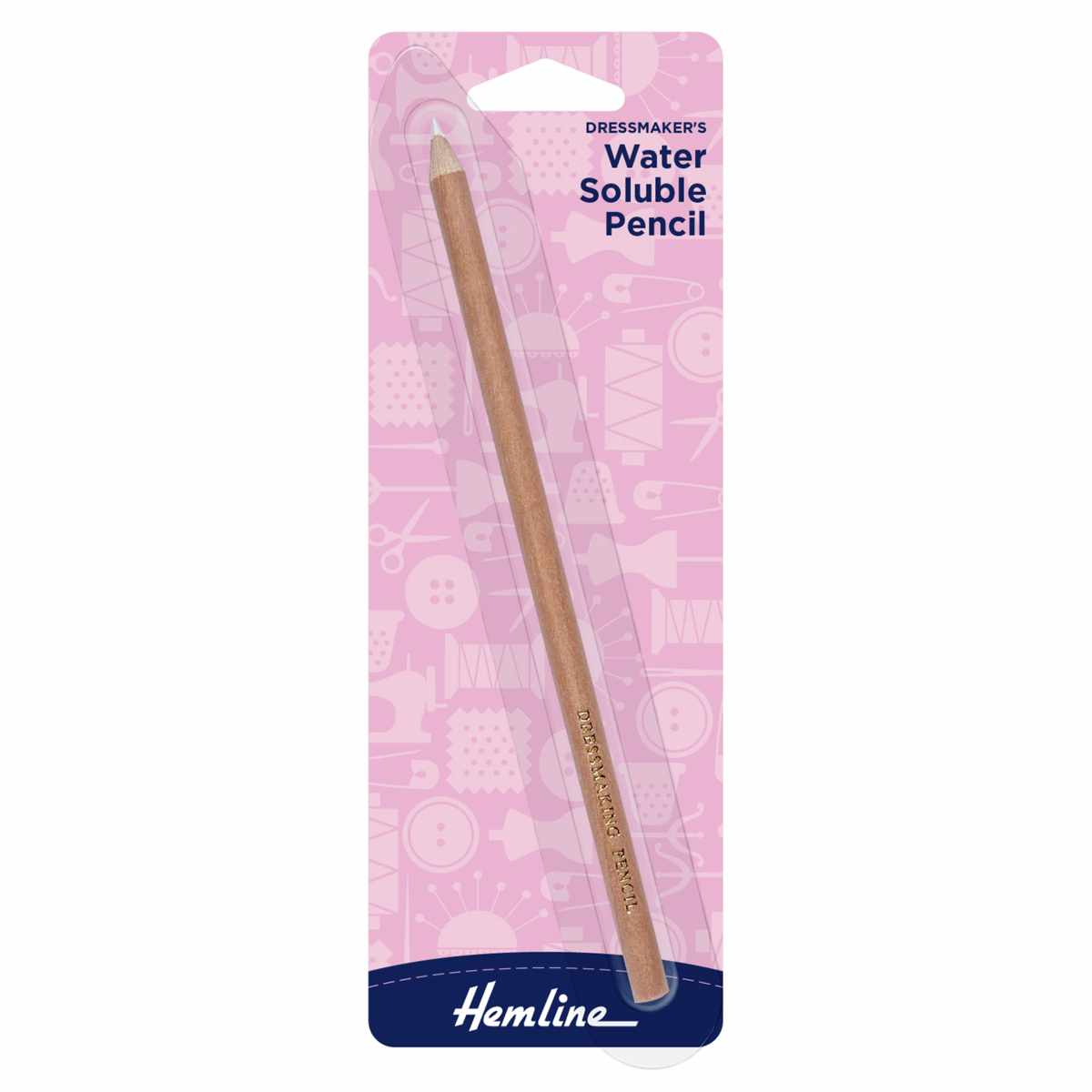 Hemline White Water Soluble Pencil