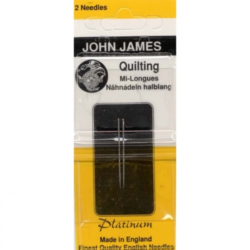 John James Platinum Quilting Needles Size 10 - 2pcs