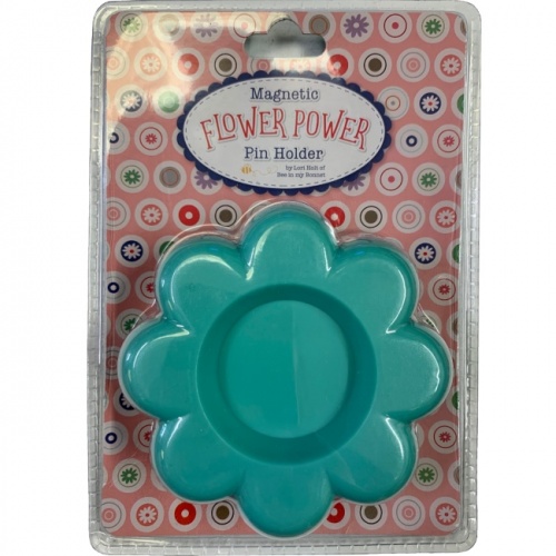 Calico Flower Magnetic Pin Holder | Lori Holt | Sea Glass