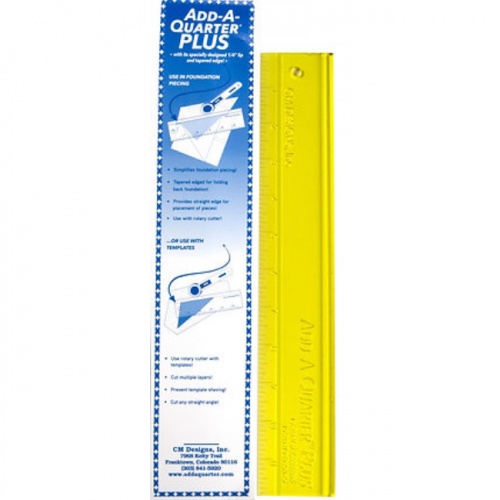 Add A-Quarter PLUS Ruler 2in x 12in