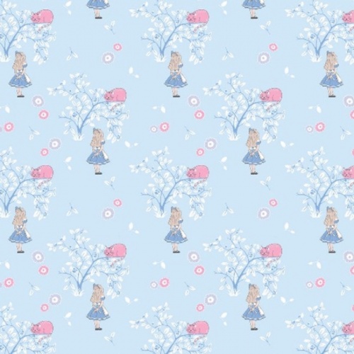 FB Alice in Wonderland Cheshire Cat Fabric