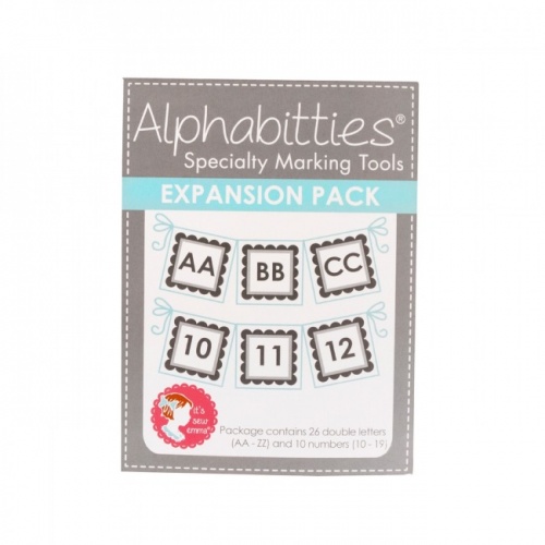 Grey Alphabitties Expansion Pack | It's Sew Emma