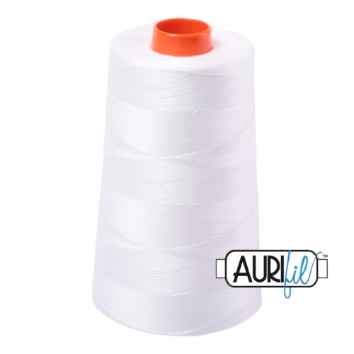 Aurifil 50 5900m 2021 Canvas White Cotton Thread Cone