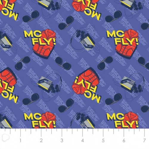 Back To The Future Fabric - Mc Fly