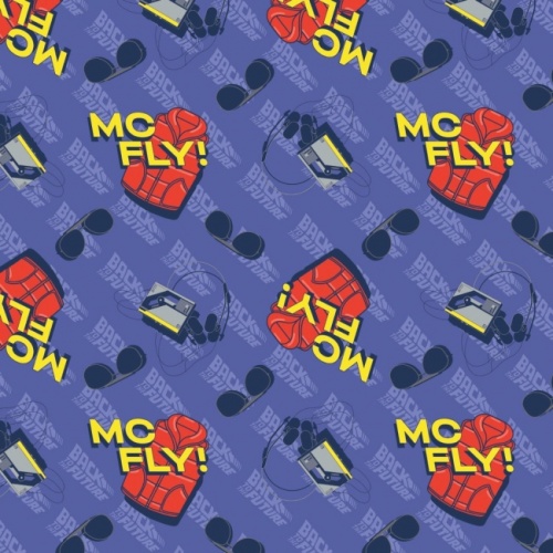 Back To The Future Fabric - Mc Fly