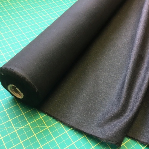 Black - Woven Cotton Fusible Interfacing 112cm Wide