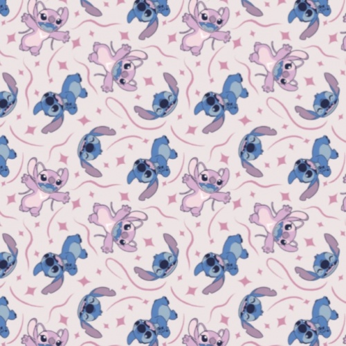 Blush Have A Good Day  - Lilo and Stitch Fabric