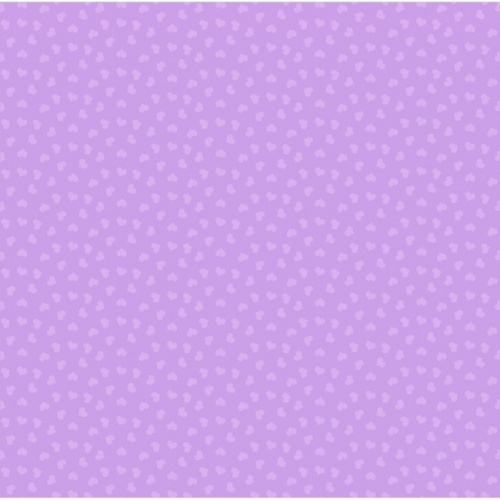 Bright Lavender Hearts Tonal Fabric