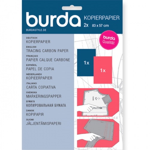 Burda Dressmakers Carbon Tracing Paper - Red / Blue