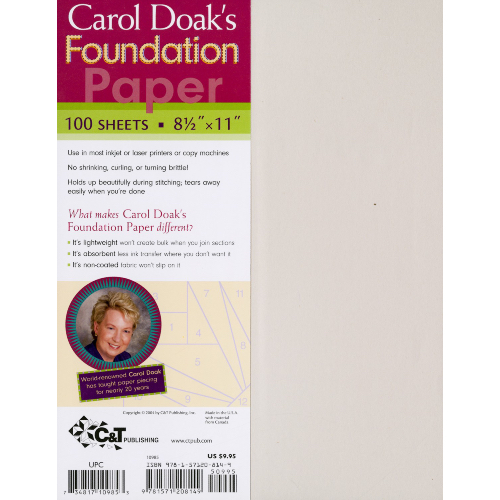 Carol Doak's Foundation Paper 100 Sheets