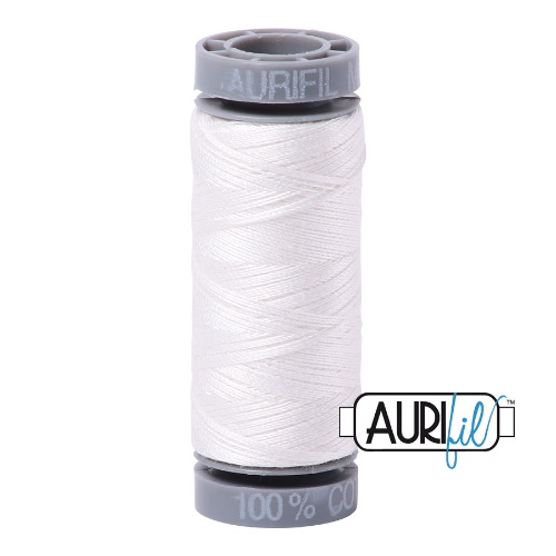 Aurifil 28 100m 2021 Natural White Cotton Thread