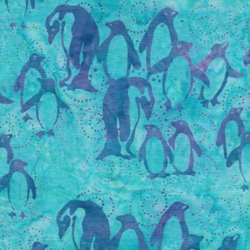 Island Batik Wonderland - Penguin Scooba Wonderland