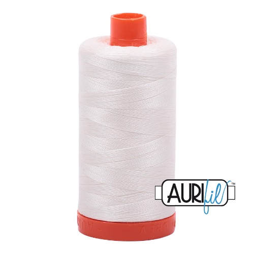 Aurifil 50 1300m 2026 Chalk Cotton Thread