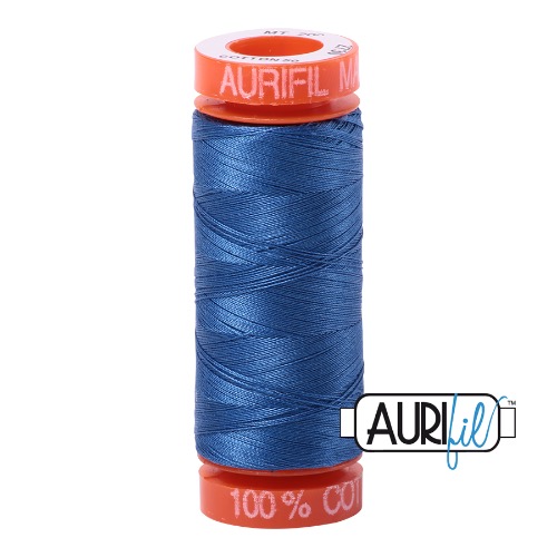 Aurifil 50 200m 2730 Cotton Thread Delft Blue