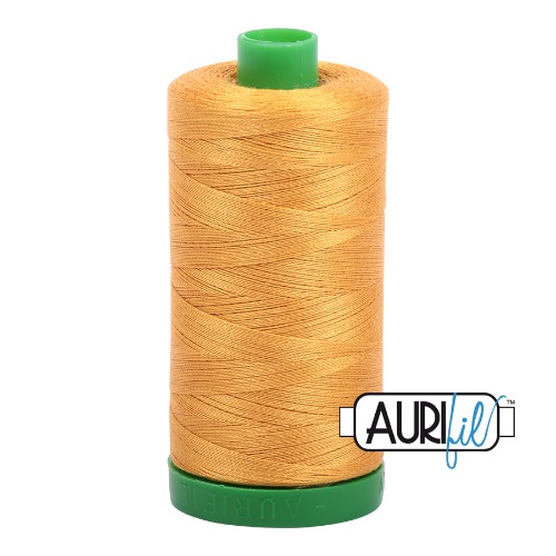 Aurifil 40 1000m 2140 Orange Mustard Cotton Thread