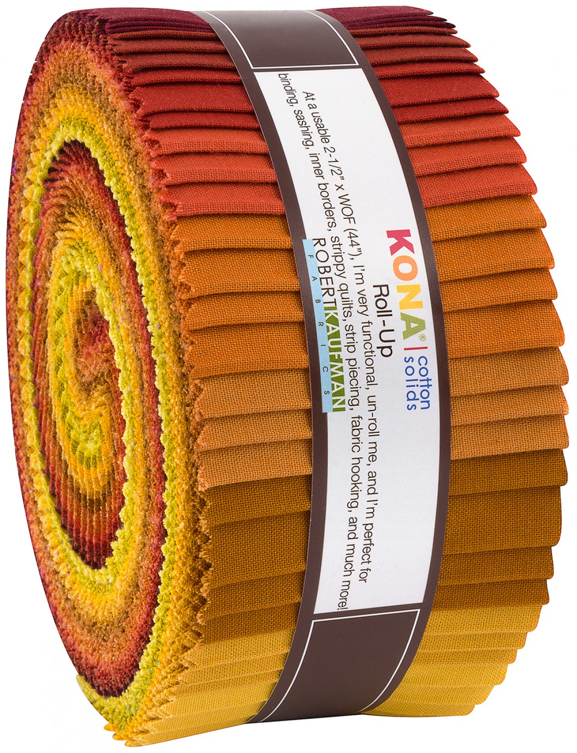 Robert Kaufman Autumn Hues Kona Solids Roll Up