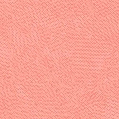 1867/O17 Soft Peach Makower Andover Dimples Fabric