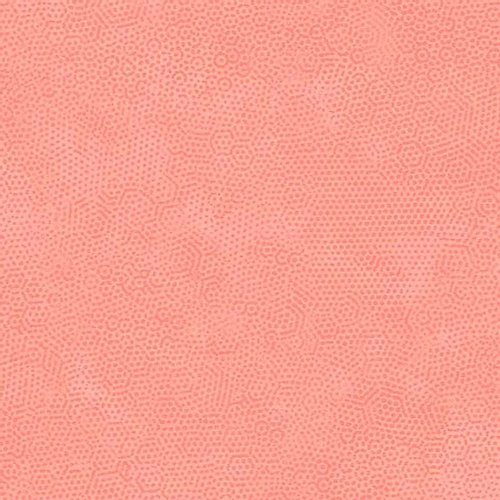 1867/O17 Soft Peach Makower Andover Dimples Fabric