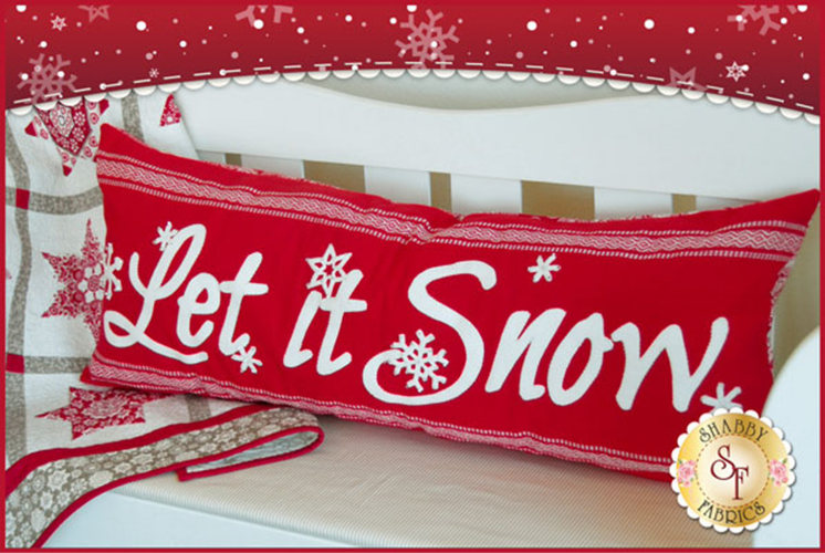 Let It Snow Pillow Pattern